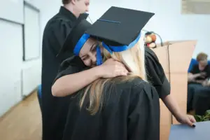 two graduating students