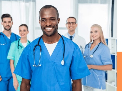 nurses wearing scrub suit nurses salary guide