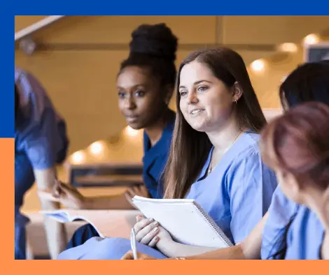 nursing students in an educational institution in the US